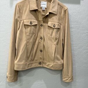 Tommy Bahama Light brown (suede-like) Jean Jacket for Women